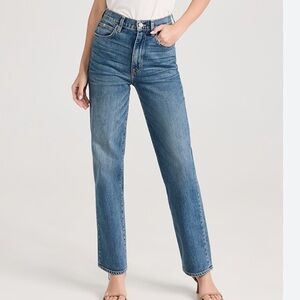 SLVRLAKE Blue Straight Leg Women's Jeans